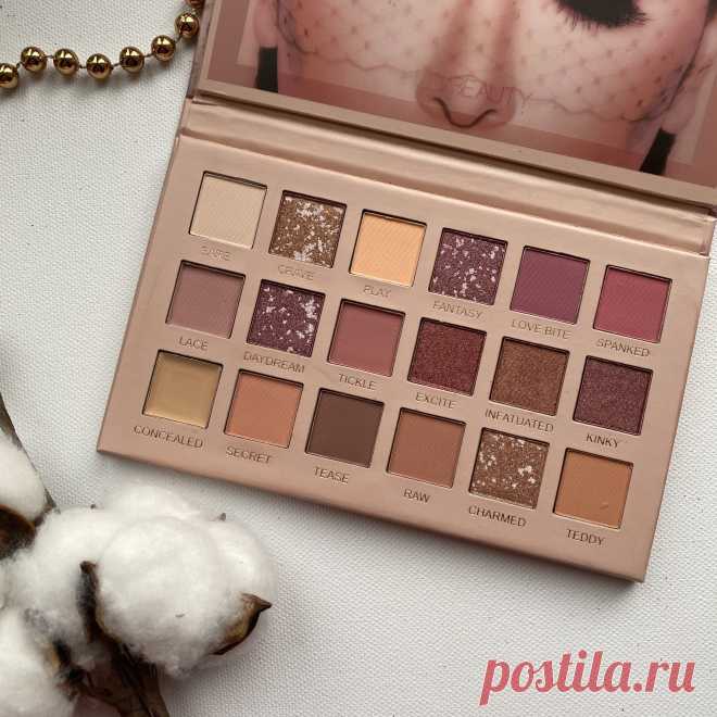 Палетка теней Huda Beauty - The New Nude Eye Shadow Palette - купить по выгодной цене | Golden Patch - маски, патчи, сыворотки