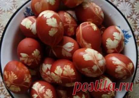 Яйца крашенные Автор рецепта Елена Шипова (Лукьянова) - Cookpad