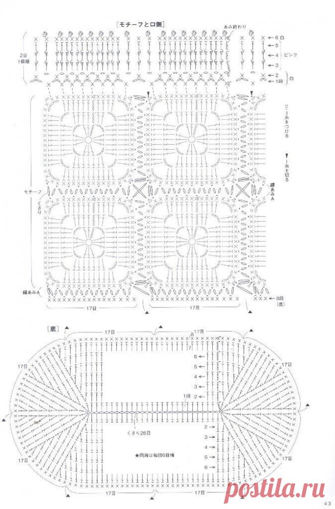 Hand-knitted cute bag - pouch 2015 | стр.43
