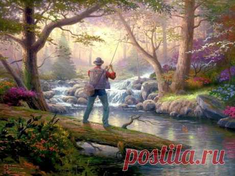 живопись Thomas Kinkade - 69 фото. Фотографии Валентин Иванов.