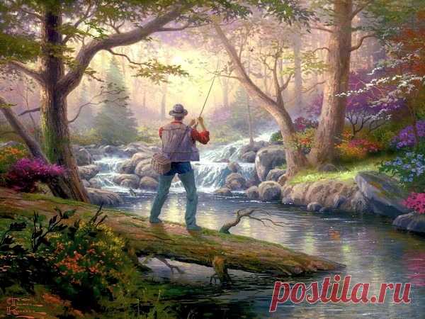 живопись Thomas Kinkade - 69 фото. Фотографии Валентин Иванов.