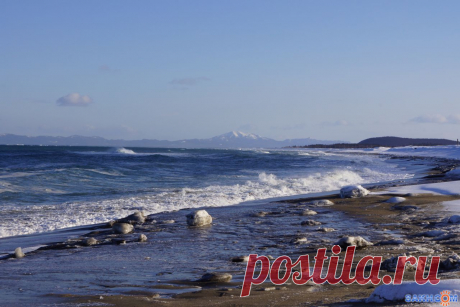 Охотское море.