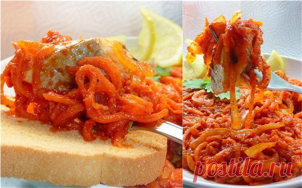 ЗАКУСКА из сельди с луком и морковью | Готовим вместе