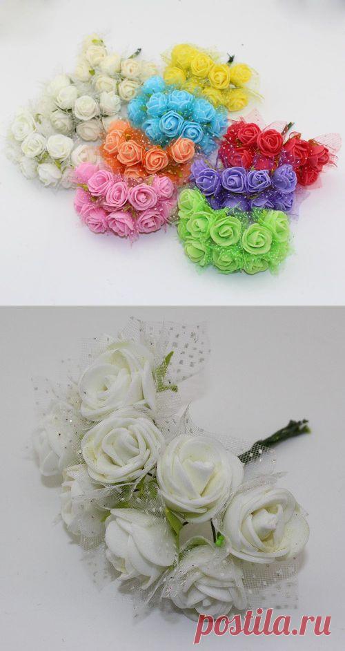 Бесплатная доставка 2.5cm глава Многоцветный пенополиэтилен мини букет с органзы сплошной цвет искусственных лепестками цветов ( 140pcs / много ), принадлежащий категории Декоративные цветы и венки и относящийся к Дом и сад на сайте AliExpress.com