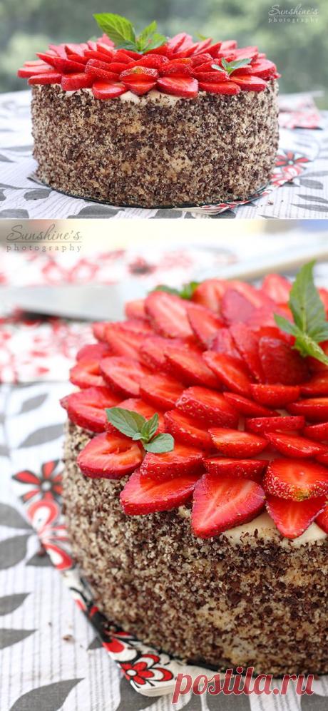 Шоколадова торта с ягоди и маскарпоне | Sunshine's kitchen