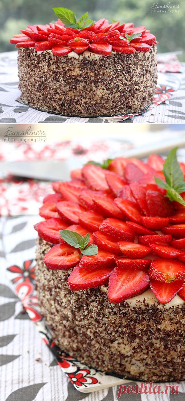 Шоколадова торта с ягоди и маскарпоне | Sunshine's kitchen