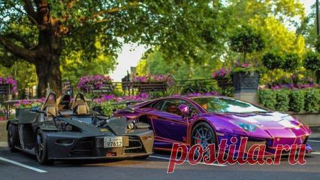 Lamborghini Aventador & KTM X-Bow / Только машины