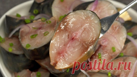 Малосольная деликатесная скумбрия.
