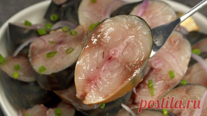Малосольная деликатесная скумбрия.