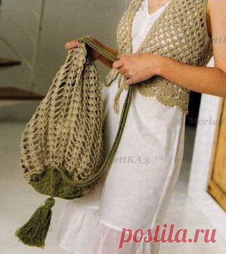 Рюкзак крючком