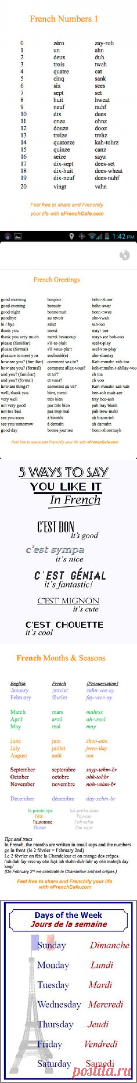 (1) French Numbers (1) - How to stay sober and order less than 20 baguettes - French, French and un petit peu plus de #French | Language