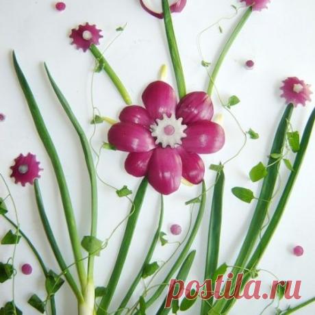 Использование зелени для украшения блюд