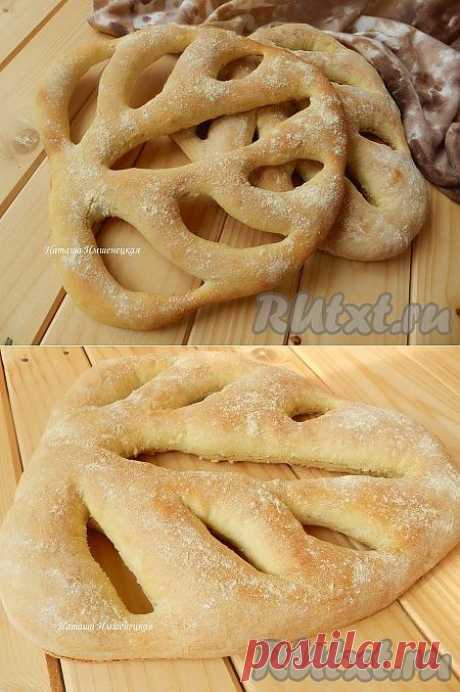Французский хлеб Фугасс (Fougasse) (рецепт с фото) | RUtxt.ru
