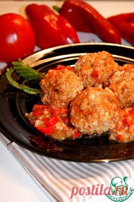 Тефтели с рисом в кисло-сладком соусе - кулинарный рецепт