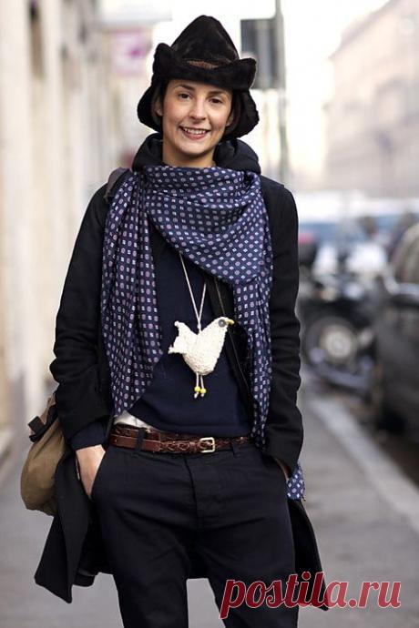 Вязаная птичка / Street Style / ВТОРАЯ УЛИЦА