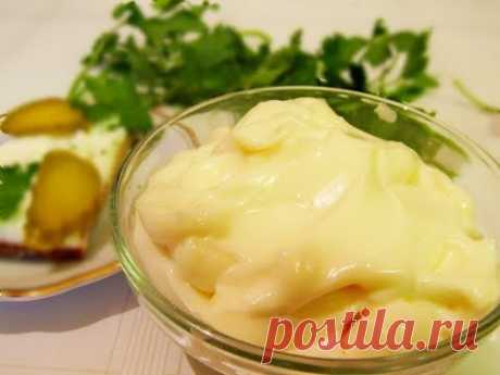 Майонез домашний за 1 минуту. Удивительно вкусный!