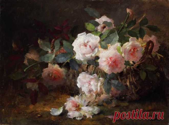 Франс Мортельманс мастер натюрморта Франс Мортельманс (Frans Mortelmans, 1 мая 1865 – 11 апреля 1936, Антверпен) – бельгийский художник, мастер натюрморта.1865_Цветочный натюрморт (Floral still life)_Франс Мортельманс был братом компози...