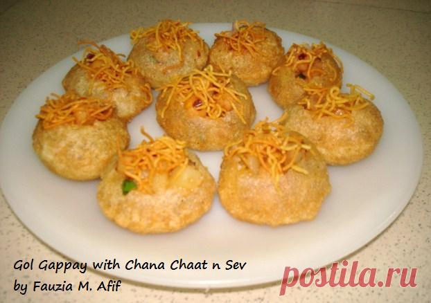 Gol Gappay with Chana Chaat & Sev | Fauzia's Kitchen Fun