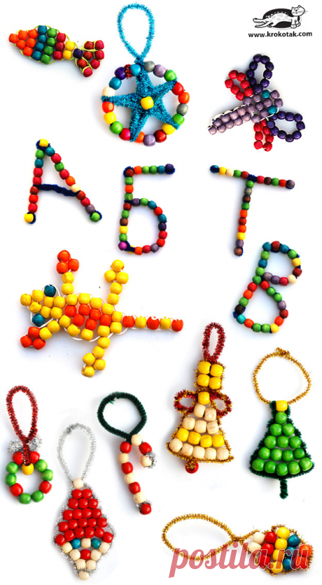 Bead ornaments | krokotak