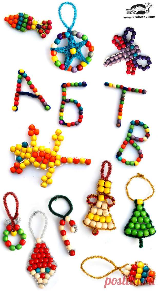 Bead ornaments | krokotak