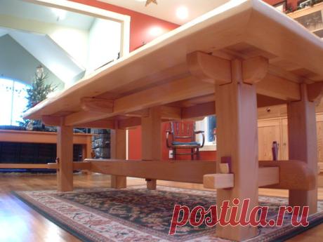 Craftsman Timber Frame Furniture - Asian - Dining Tables - Vancouver - by Craftsman Timber Frame Ltd.