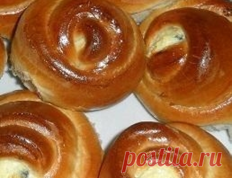 Творожные розочки с творогом