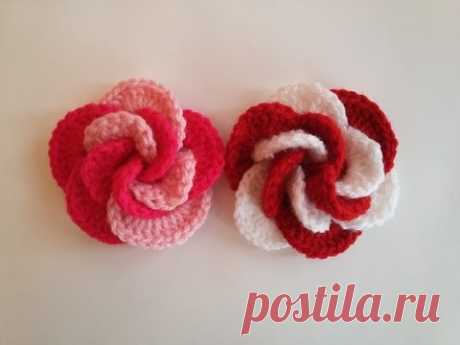Tığ İşi Gül Yapımı - Crochet Flower