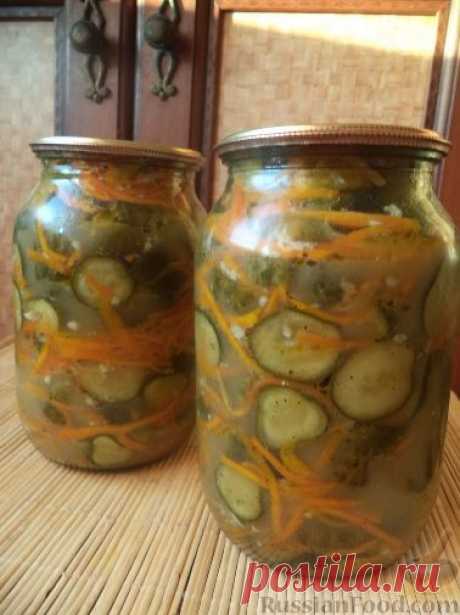 Рецепт: Огурцы по-корейски на зиму на RussianFood.com