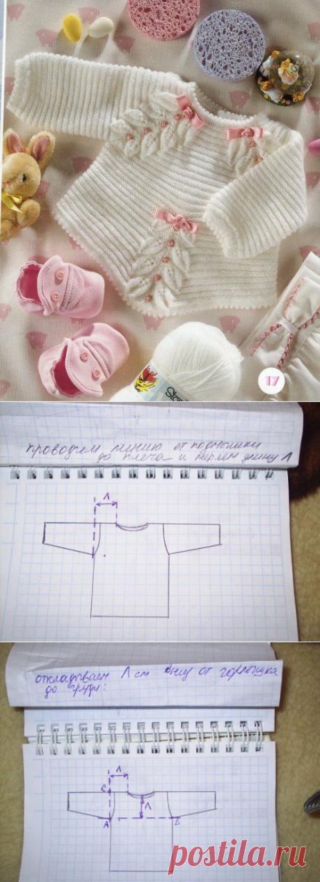 Кофточка с листочками » Закрома талантливой девушки