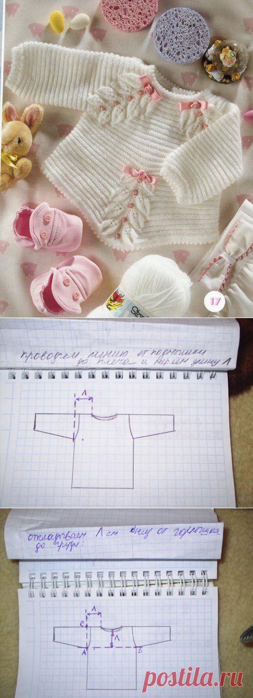 Кофточка с листочками » Закрома талантливой девушки