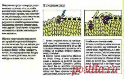 Укороченные ряды. - Форум о вязании Parijanka.info