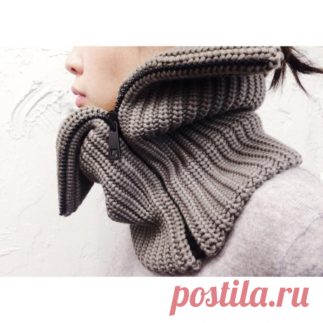 Воротник-стойка | Feel Knit | Дзен