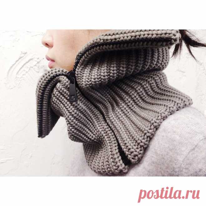Воротник-стойка | Feel Knit | Дзен