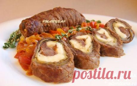 Мясные рулеты с баклажаном и адыгейским сыром | Кулинарные рецепты от «Едим дома!»
