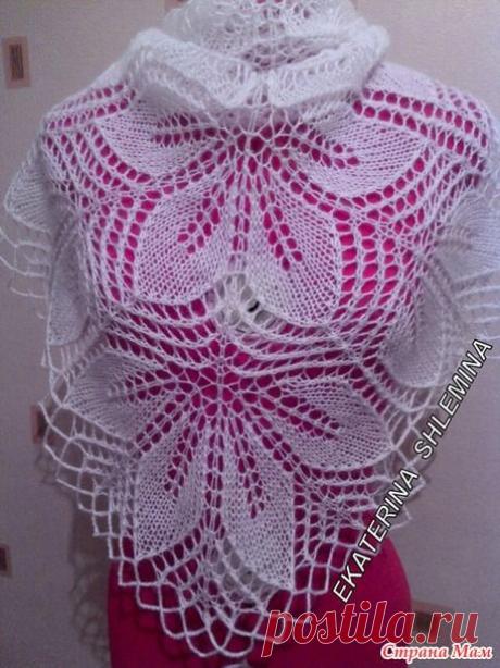 Шаль &quot;Харуни&quot; с двойной каймой-пояснения и схемы - Страна Мам