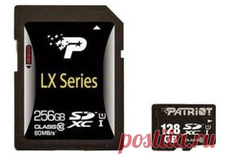 Новости на www.EasyCOM.com.ua Серия карт памяти Patriot LX Class 10 пополнилась 256-ГБ SDXC и 128-ГБ microSDXC моделями