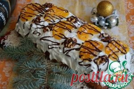 Пирог с мандаринами - кулинарный рецепт