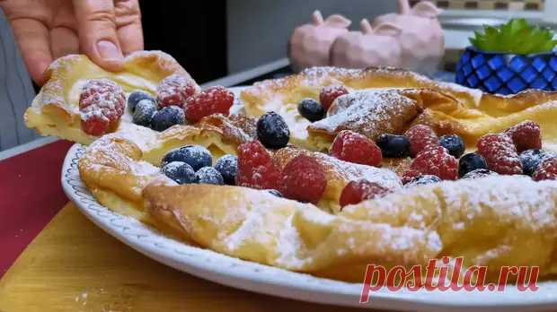 В последнее время блины не жарю, готовлю один 