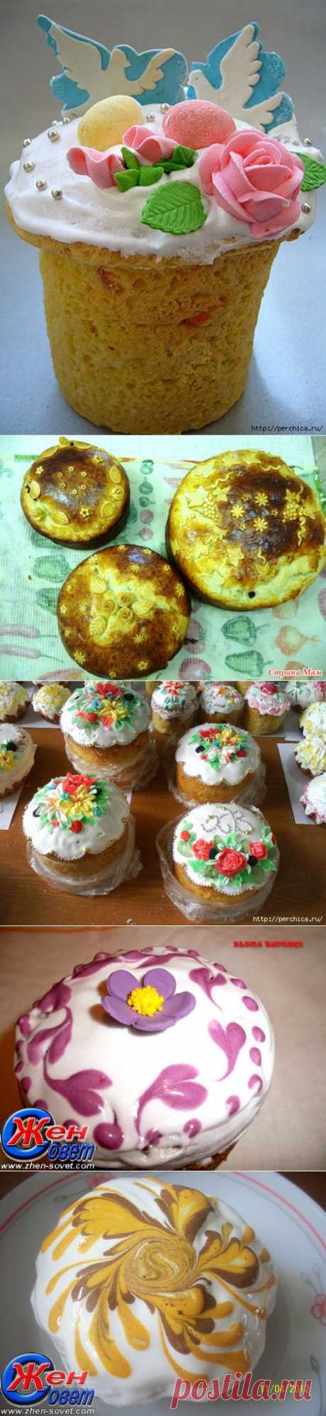 Как и чем украсить пасхальный кулич-идеи и мастер-классы