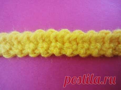 Плоский жемчужный шнур Flat pearl cord Crochet