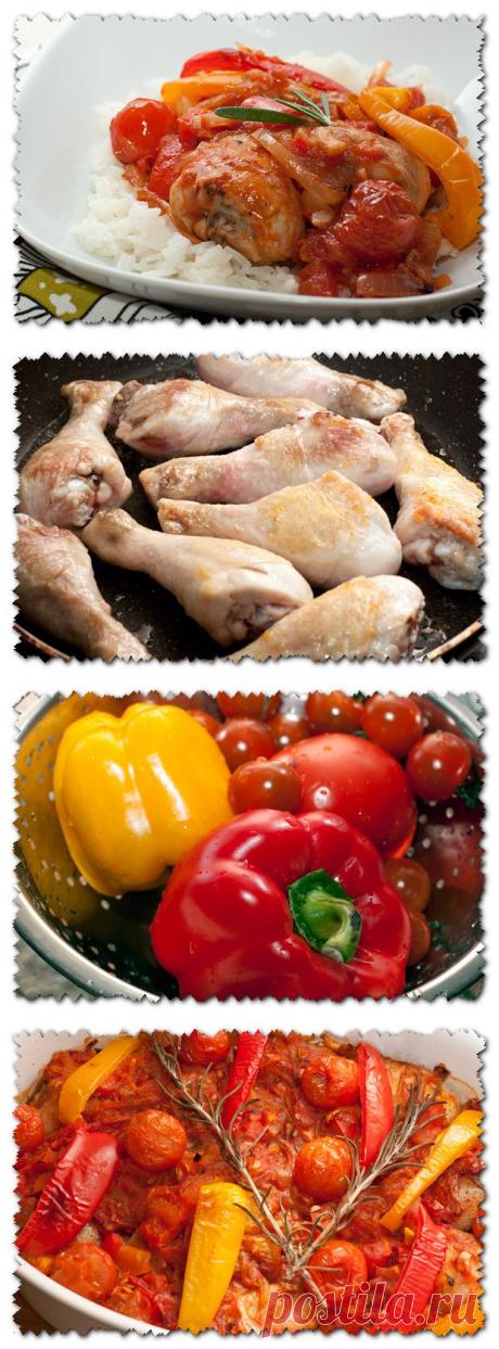 Совершенно прекрасная КУРИЦА с ОВОЩАМИ запеченная в духовке.