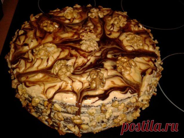 Торт " Шоколадно - ореховый блюз " / Выпечка / Nakyxne.com - социальная сеть для поваров, вкусные рецепты с фото