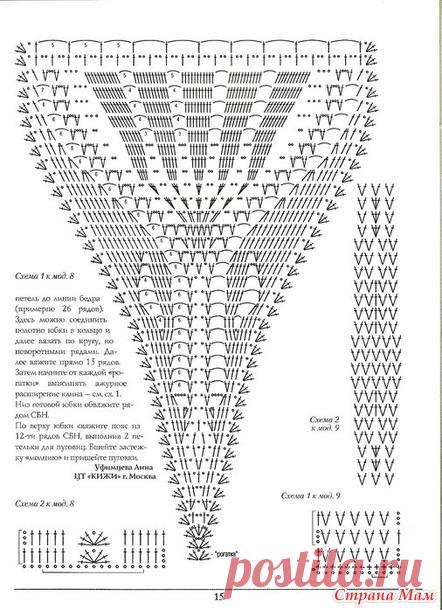 Вяжем вместе теплую прямую юбку простым узором. - Вяжем вместе он-лайн - Страна Мам
