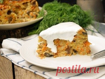 Картофельно-грибная запеканка в мультиварке - простой и вкусный рецепт с пошаговыми фото