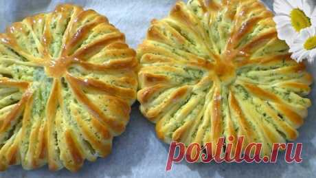 Рецепт самой красивой Лепешки с Начинкой🥨 Мужчина готовит😍👍