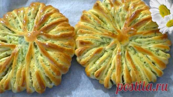 Рецепт самой красивой Лепешки с Начинкой🥨 Мужчина готовит😍👍