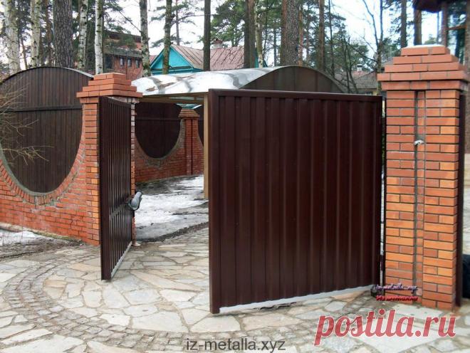 Ворота на заборы Брянск - «Из металла»