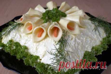 Рецепт салата с грибами