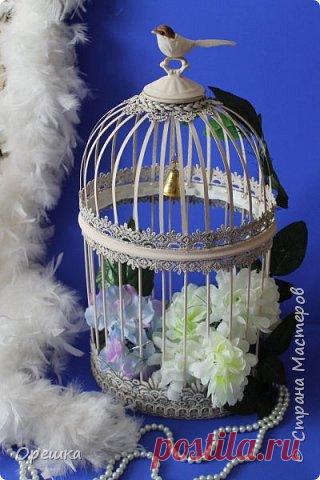 Декоративная клетка в стиле прованс, мини МК | Страна Мастеров