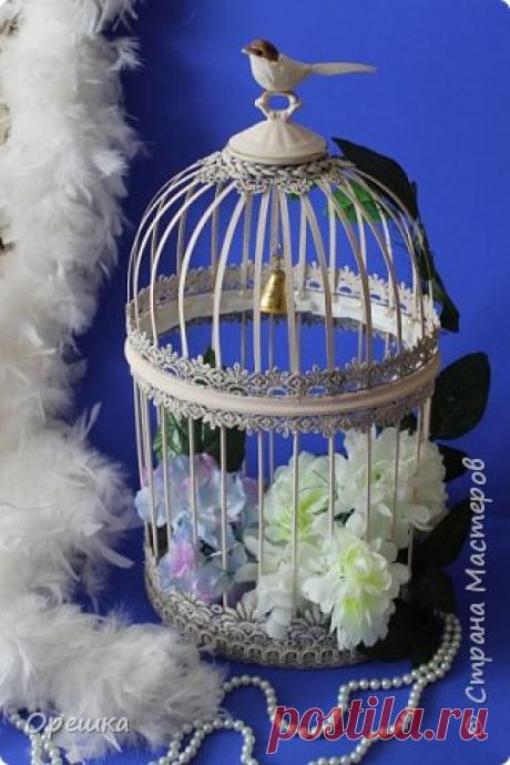 Декоративная клетка в стиле прованс, мини МК | Страна Мастеров